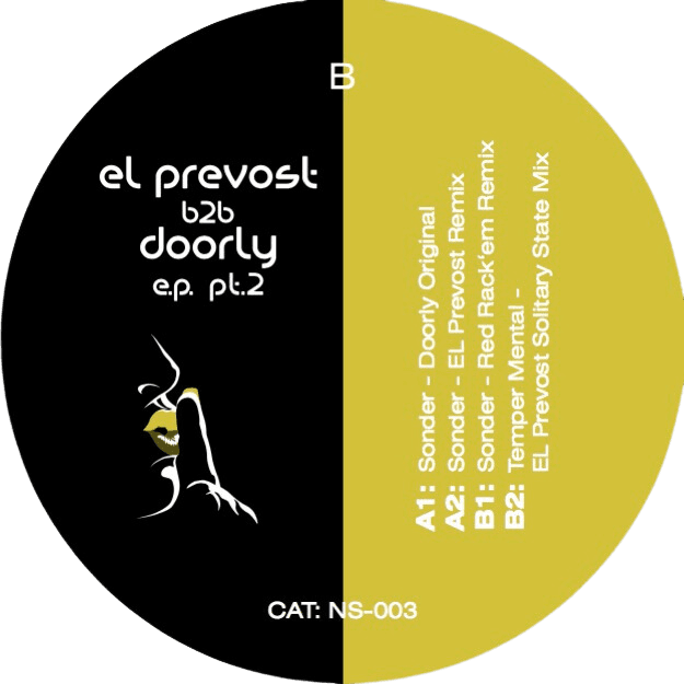 El Prevost / Doorly / Red Rack'em Sonder Label artwork