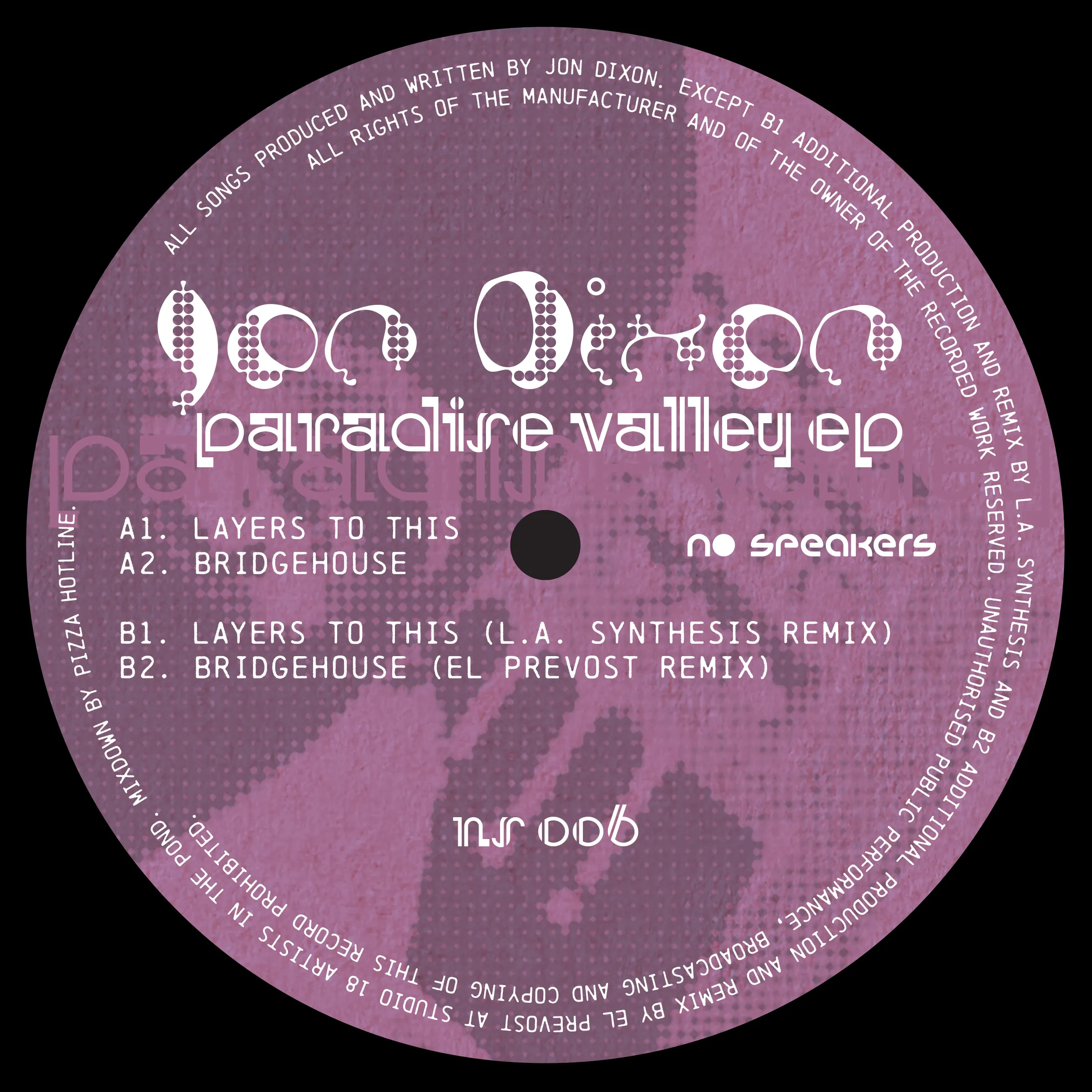 Jon Dixon Paradise Valley EP Label A